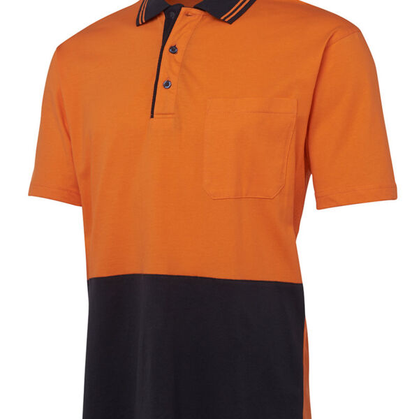 Hi Vis S/S Cotton Polo Thumbnail