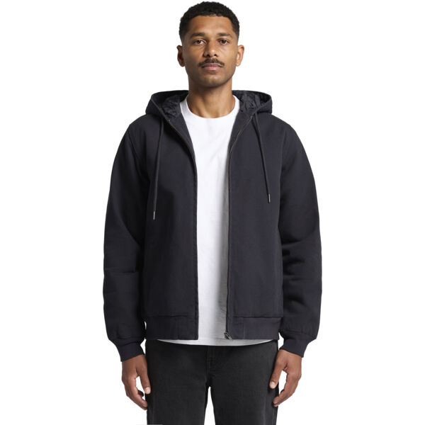 Canvas Bomber Hood Jacket Thumbnail